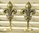 B822 - Pair Stunning Antique French Fleur De Lys Brass Coat Hooks, Chateau Grandeur