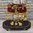 B1003 - Gorgeous Antique French Marriage / Wedding Stand With Timeworn Couronne, 19th C