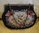 B1113 - Gorgeous Antique French Hand Worked Needlepoint / Tapestry Framed Handbag, Purse