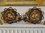 B1484 - Sublime PAIR Antique French Hand Embroidered Silk Face Screens, Napoleon III