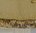 B1510 - Exquisite Long Antique French Hand Painted Velvet Church Pelmet, Gold Fringing