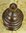B1517 - Superb Antique French Turned Wood Mahogany Stair Newel Finial, Boule D' Escalier
