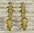 B1550 - Impressive Pair Antique French Brass Chateau Curtain Tie / Hold Backs, Neptune