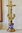 B1559 - Stunning Antique French Church Altar Cross / Crucifix, Baccarat Glass, Angels