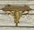 B1583 - Superb Antique French Empire Style Display Plinth / Shelf, Quiver Arrows Bracket