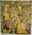 B1616 - Divine Vintage French Printed Linen Wall Hanging After  'Les Vendanges' de Cluny