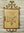 B1633 - Fabulous Antique French Folk Art Painted, Wall Mounted, Metal Key Box/ Cupboard
