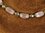 B1660 - Gorgeous Vintage French Double Strand Threaded Bead Necklace, Diamante Clasp