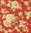 B1831 - Fabulous Large Panel / Curtain Antique French Rose Print Cotton Cretonne 19th C