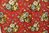 B1872 - Stunning Pair Long Antique French Cotton Curtains / Drapes & Pelmet, Roses Print